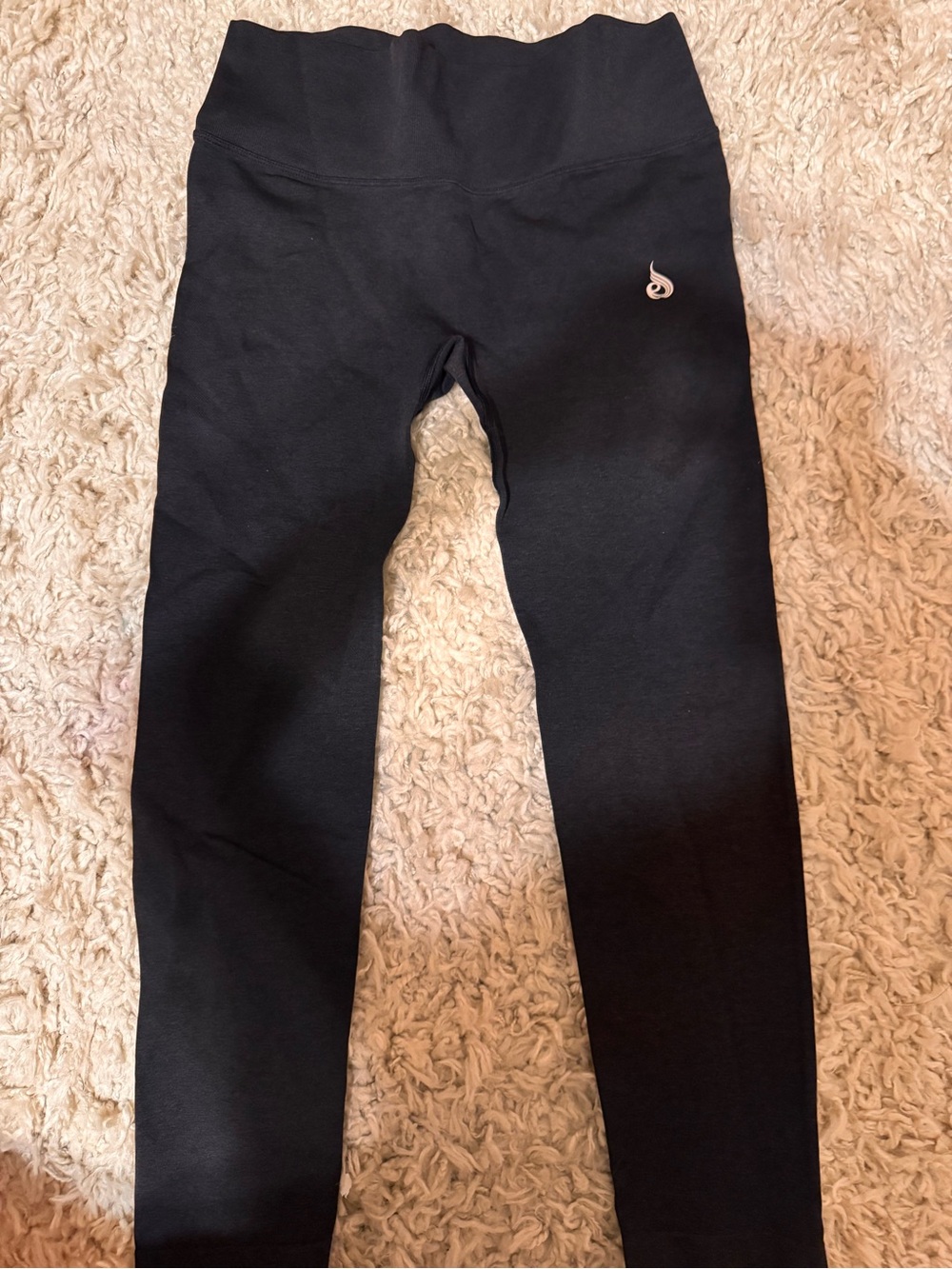 Ryderwear Black High-Waist Leggings with Small Logo